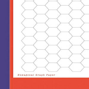 洋書 Paperback Hexagonal Graph Paper: Hexagon Paper Large 0.5 Inches 1/2 100 pages 5.5 x8.5 White Paper Hexes Radius Honey comb paper Organic Chemistry ... Composition Notebook fo…