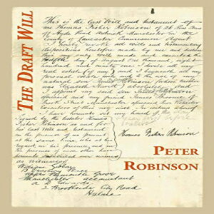 洋書 Peter Robinson Paperback, The Draft Will: Prose Poems & Memoirs