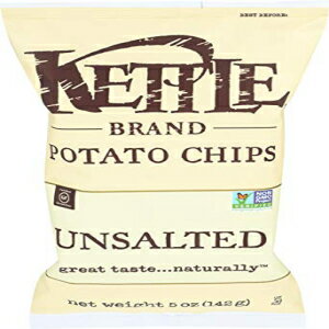 Kettle Foods ポテトチップス 無塩 - 5 オンス Kettle Foods Potato Chips Unsalted - 5 oz