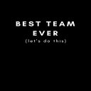 洋書 Best Team Ever (Let s Do This): Inspiring Large Blank Lined Notebook For Coworkers, Team Members and Students
