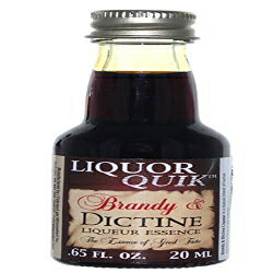 Liquor Quik - HOZQ8-332 ナチュラル ブランデー エッセンス、20 mL (ブランデーおよびディクチン リキ..