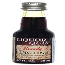 Liquor Quik - HOZQ8-332 ナチュラル ブランデー エッセンス 20 mL (ブランデーおよびディクチン リキュール) Liquor Quik - HOZQ8-332 Natural Brandy Essence, 20 mL (Brandy and Dictine Liqueur)