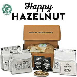 Tayst ヘーゼルナッツ コーヒー ポッド | 30カラット。ハッピーヘーゼルナッツ | 100% 堆肥化可能なキューリグ K カップ互換 | 地球に優しいパッケージのグルメコーヒー Tayst Hazelnut Coffee Pods | 30 ct. Happy Hazelnut | 100% Composta