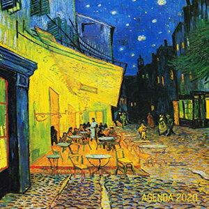 洋書 Paperback, Vincent Van Gogh Agenda Annuel 2020: Terrasse du Café le Soir en Arles Planificateur Mensuel Janvier à Décembre 2020 Postimpressionisme Pour ... à la Maison ou au Bureau (French Edition