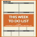 洋書 This Week To Do List: 2 Year For Weekly Planning and Grocery List, This Week Planner, This Week Calendar, Weekly To Do List Planner, Weekly To Do List Notebook, Large Size, 8.5 x 11 (Volume 1)