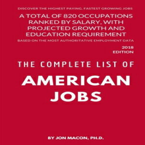 洋書 The Complete List of American Jobs: A Tot