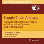 洋書 Supply Chain Analysis: A Handbook on the Interaction of Information, System and Optimization (International Series in Operations Research & Management Science)