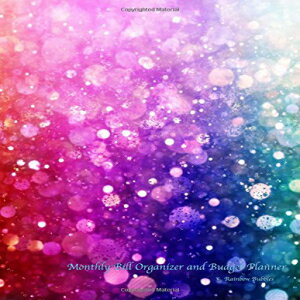 洋書 Monthly Bill Organizer and Budget Planner- Rainbow Bubbles: Extra Large 8.5 x11 Budget Book with Motivational Quotes (Smart Budget Books) (Volume 42)