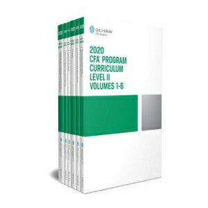 楽天Glomarket洋書 Paperback, CFA Program Curriculum 2020 Level II Volumes 1-6 Box Set （CFA Curriculum 2020）