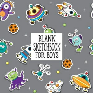 洋書 Paperback, Blank Sketchbook For Boys: Drawing Book For Kids 8x10 (Volume 19)