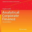 洋書 Paperback, Analytical Corporate Finance (Springer Texts in Business and Econo...