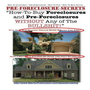 洋書 Pre-Foreclosure | How To Investment | How To Flip | How To Real-Estate