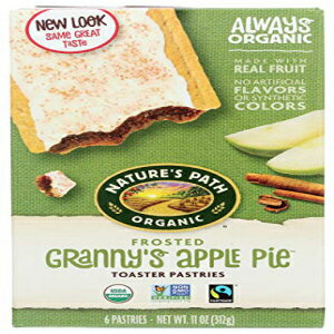 Nature's Path, トースターペストリー、アップルシナモンフロスト、6枚 Nature's Path, Toaster Pastries, Apple Cinnamon Frosted, 6 Ct