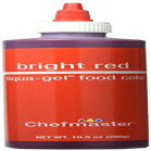Chefmaster Liqua-Gel 食用色素、正味重量 10.5 オンス (298 グラム) (ブライトレッド) Chefmaster Liqua-Gel Food Color, Net Weight 10.5 Ounce (298 Grams) (Bright Red)