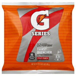 ゲータレード パウダーポーチ、フルーツポンチ、84オンス、4個パック Gatorade Powder Pouch, Fruit Punch, 84 Oz, Pack Of 4