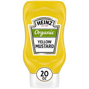 nCc I[KjbN CG[ }X^[h (20 IX {gA6 pbN) Heinz Organic Yellow Mustard (20 oz Bottles, Pack of 6)