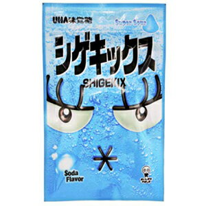 UHA VQLbNX ܃X[p[T[O~ \[_ 25g~(110ܓ) UHA Shigekix Bag Super Sour Gummies - Soda Flavour 25g x (1 Box 10 Packs)