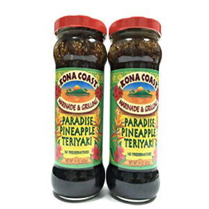 Ri R[Xg p_CX pCibv eL \[X 15 IX | 2pbN Kona Coast Paradise Pineapple Teriyaki Sauce 15 Oz | 2 Pack