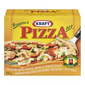 クラフトチーズピザパイキット、450g /15.9oz。（カナダから輸入） Kraft Cheese Pizza Pie Kit, 450g/15.9oz. (Imported from Canada)