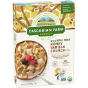シリアル Cascadian Farm オーガニック ハニー バニラ クランチ シリアル、グルテンフリー、10.5 オンス (12 個パック) Cascadian Farm Organic Honey Vanilla Crunch Cereal, Gluten Free, 10.5 oz (Pack of 12)