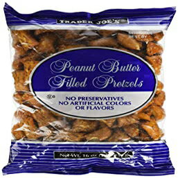トレーダージョーズ ピーナッツバター入りプレッツェル (2 パック) Trader Joe's Peanut Butter Filled Pretzels (2 pk)