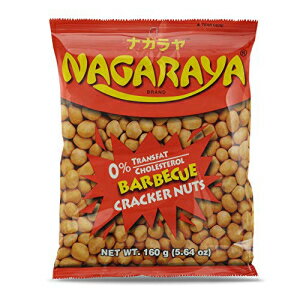 Ȃ NbJ[ibc o[xL[ 5 (1pbN160g) Nagaraya Cracker Nuts Barbecue Pack of 5 (160 G Per Pack)