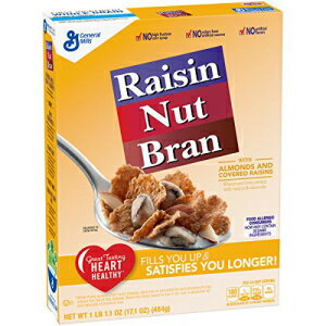 レーズンナッツブランシリアル、17.1オンス（12個パック） Raisin Nut Bran Cereal, 17.1 oz (Pack of 12)