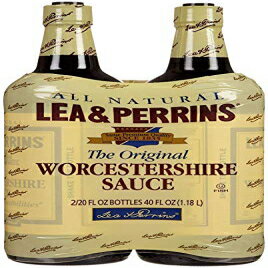 Lea & Perrins ウスターソース オールナチュラル コーシャ - (2 ボトルパック - 各 20 オンス) Lea & Perrins Worcestershire Sauce All Natural Kosher - (Pack of 2 Bottles - 20oz Each)