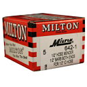 ミルトン 642-1 1/2 インチ ID ホースメンダー フィッティング - 5 個入りボックス Milton 642-1 1/2