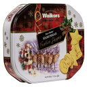 Walkers ショートブレッド フェスティバル シェイプ ショートブレッド ホリデー クッキー 12.3 オンス缶 Walkers Shortbread Festive Shapes Shortbread Holiday Cookies, 12.3-Ounce Tin