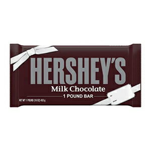 HERSHEY'S ミルクチョコレートキャンディ、グルテンフリー、1ポンドギフトバー HERSHEY'S Milk Chocolate Candy, Gluten Free, 1 lb Gift Bar