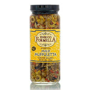楽天GlomarketEnrico Formella | Mild Muffuletta Salad | Italian - New Orleans Style Olive Spread 16oz.