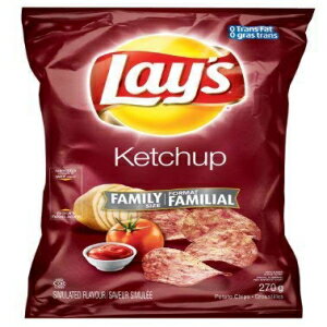 カナディアンレイズケチャップフレーバーチップス 5ラージバッグ by Lay 039 s Canadian Lays Ketchup Flavour Chips 5 Large Bags by Lay 039 s