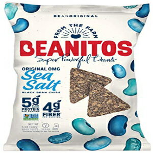 Beanitos 黒豆チップス 海塩入り 植物ベースのタンパク質 良質な食物繊維 グルテンフリー 非遺伝子組み換え ビーガン コーンフリー ト..