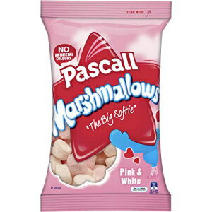 パスカル マシュマロ、280g、ピンク＆ホワイト Pascall Marshmallows, 280g, Pink & White