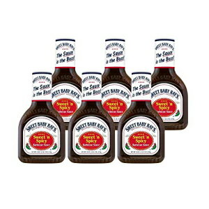 Sweet Baby Rays Sweet Baby Rays スイート N スパイシー バーベキューソース、18 オンス (6 個パック) Sweet Baby Rays Sweet Baby Rays Sweet N Spicy Barbecue Sauce, 18 OZ (Pack of 6)