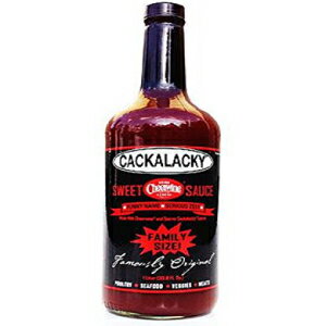 Cackalacky XC[g `AC \[X - LȃIWi (33.8 IX) Cackalacky Sweet Cheerwine Sauce - Famously Original (33.8oz)
