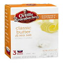 Orville Redenbacher's Gourmet Naturals: Classic Butter & Sea Salt (Pack of 2) 3 Count Boxes