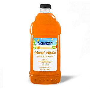 Cool Breeze Beverages Ready to Use スラッシュミックス、オレンジ/マンゴー、1/2 ガロン Cool Breeze Beverages Ready to Use Slush Mix, Orange/Mango, 1/2 gallon