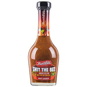 Bunsters Shit The Bed 12/10 Heat Hot Sauce - Chili Pepper Sauce