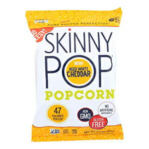 ˡݥå  ۥ磻  ݥåץ4.4  -- 1  12 ġ Skinnypop Aged White Cheddar Popcorn, 4.4 Ounce -- 12 per case.