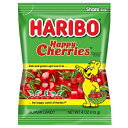 n{[ O~ LfBAnbs[`F[A4 IX obO(12) Haribo Gummi Candy, Happy-Cherries, 4 oz. Bag (Pack of 12)