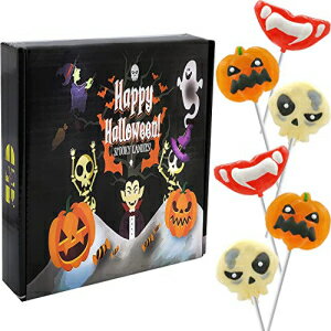 Fruidles Halloween Lollipop Suckers Candy, Spooky Candies, Great for Halloween Goody Bag Fillers, Individually Wrapped (12-Pack)