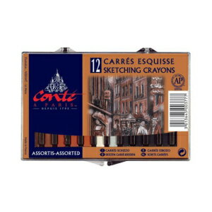 Conte NVbNJ[NA12 pbN Conte Classic Color Crayons, 12 Pack