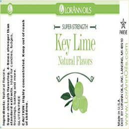 LorAnn Oils 香料およびエッセンシャルオイル、キーライム、1オンス LorAnn Oils Flavorings and Essential Oils, Key Lime, 1 Ounce