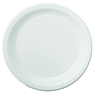 ホフマスター PL7095 9 インチ ホワイト ディープ リッジ ペーパー プレート (50 枚入り 10 パック) Hoffmaster PL7095 9" White Deep Ridge Paper Plate (10 Packs of 50)