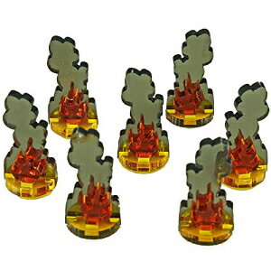 LITKO ^c[}[J[ (7) LITKO Small Flaming Wreckage Markers (7)