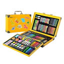 KIDDYCOLOR 子供用デラックスアートセット 159ピース DIYスーツケース 色鉛筆 クレヨン 絵画付き KIDDYCOLOR Deluxe Art Set for Kids 159 Piece with DIY Suitcase,Colored Pencils Crayons,Painting