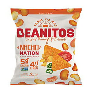 Beanitos Nacho Nation ۥ磻ȥӡåץ ʪ١Υѥ ɼݸ ƥե꡼ Ȥߴե꡼ ȥƥåץʥå 4.5 (6ĥѥå) Beanitos Nacho Nation White Bean Chips Plant Based Protein