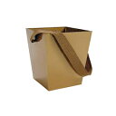 Fun Express - ゴールド ボール紙バケツ リボンハンドル付き 結婚式用 - パーティー用品 - コンテナ&ボックス - 紙箱 - ウェディング - 6個 Fun Express - Gold Cardboard Bucket W/ribbon Handle for Wedding - Party Supplies - Container